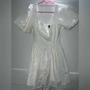 Black Bow Mini Dress